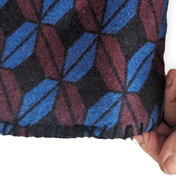 & Other Stories Wool Midi Length Scandinavian Blanket Skirt - Picture 6 of 7